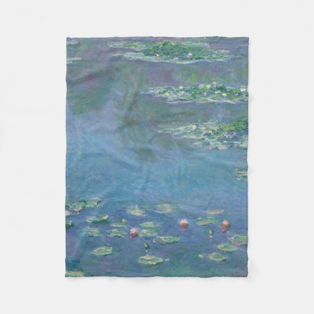 Claude Monet - Lilies Fleecedecke (Vorderseite)