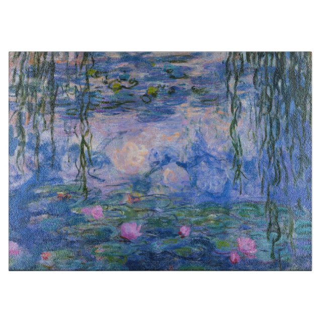Claude Monet - Lilies Schneidebrett (Vorderseite)