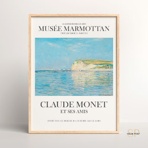Claude Monet Low Tide in Pourville Near Dieppe Art Poster