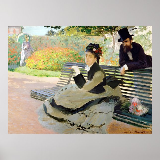Claude Monet Malerei Poster (Vorne)