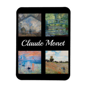 Claude Monet Masterpiece Patchwork Magnet
