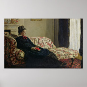 Claude Monet   Meditation oder Madame Monet Poster