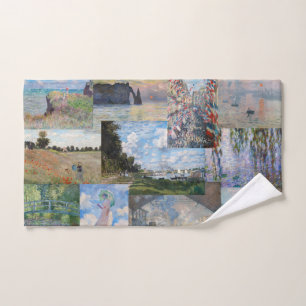 Claude Monet - Meisterwerke Patchwork Badhandtuch Set