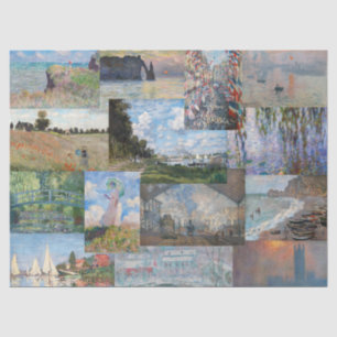 Claude Monet - Meisterwerke Patchwork Seidenpapier