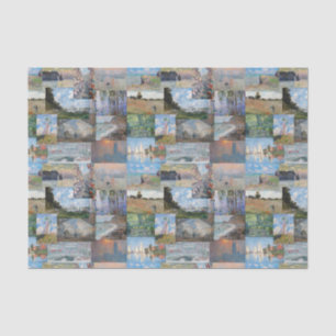Claude Monet - Meisterwerke Patchwork Seidenpapier