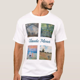 Claude Monet Meisterwerke Patchwork T-Shirt
