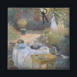 Claude Monet | Mittagessen: Monet's Garden Argente Magnet<br><div class="desc">The Luncheon: Monet's garden at Argenteuil,  c.1873 | von Claude Monet | Art Location: Museo d'Orsay,  Paris,  Frankreich | Französische Künstler | Image Collection number: XIR16128</div>