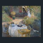 Claude Monet | Mittagessen: Monet's Garden Argente Poster<br><div class="desc">The Luncheon: Monet's garden at Argenteuil,  c.1873 | von Claude Monet | Art Location: Museo d'Orsay,  Paris,  Frankreich | Französische Künstler | Image Collection number: XIR16128</div>