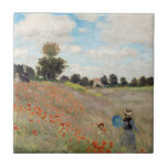 Claude Monet - Mohnfeld Fliese<br><div class="desc">Mohnfeld / Wilde Poppies,  bei Argentinien / Les Coquelicots - Claude Monet im Jahre 1873</div>