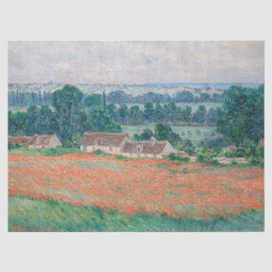 Claude Monet - Mohnfeld, Giverny Seidenpapier
