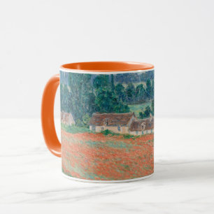Claude Monet - Mohnfeld, Giverny Tasse