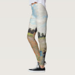 Claude Monet - Mohnfeld Leggings<br><div class="desc">Mohnfeld / Wilde Poppies,  bei Argentinien / Les Coquelicots - Claude Monet im Jahre 1873</div>