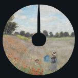 Claude Monet - Mohnfeld Polyester Weihnachtsbaumdecke<br><div class="desc">Mohnfeld / Wilde Poppies,  bei Argentinien / Les Coquelicots - Claude Monet im Jahre 1873</div>