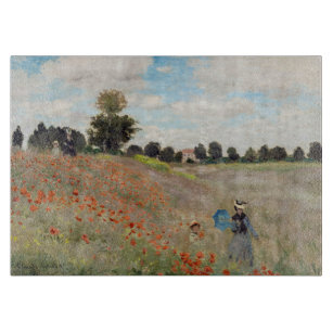 Claude Monet - Mohnfeld Schneidebrett