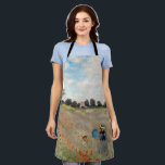 Claude Monet - Mohnfeld Schürze<br><div class="desc">Mohnfeld / Wilde Poppies,  bei Argentinien / Les Coquelicots - Claude Monet im Jahre 1873</div>