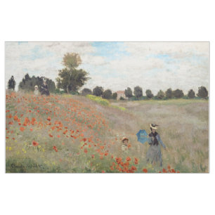 Claude Monet - Mohnfeld Stoff