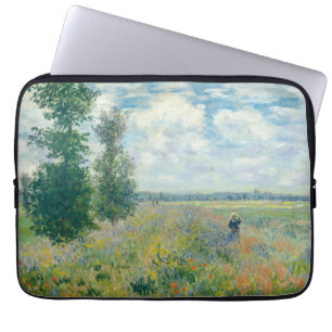 Claude Monet - Mohnfelder bei Argenteuil (1875) Laptopschutzhülle