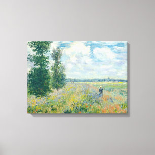 Claude Monet - Mohnfelder bei Argenteuil (1875) Leinwanddruck