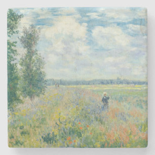 Claude Monet - Mohnfelder bei Argenteuil (1875) Steinuntersetzer