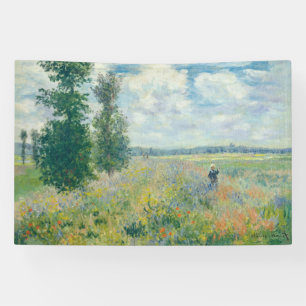 Claude Monet - Mohnfelder bei Argentinien (1875) Banner