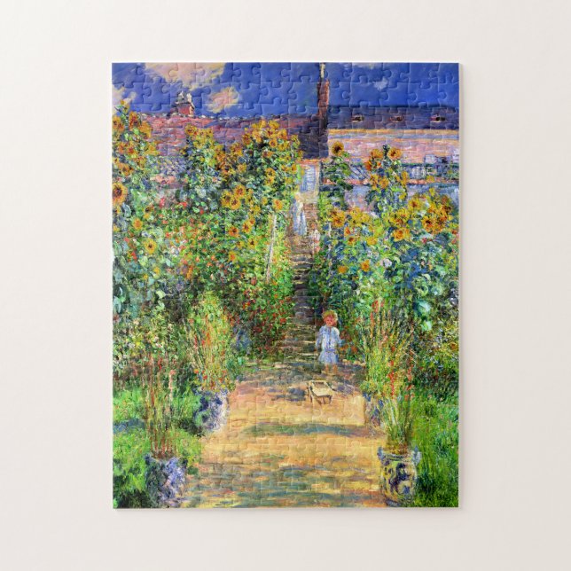 Claude Monet: Monet's Garden at Vétheuil (Vertikal)
