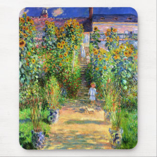 Claude Monet: Monet's Garden at Vétheuil Mousepad