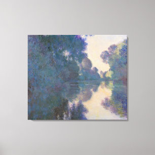Claude Monet  Morgen auf der Seine bei Giverny Leinwanddruck