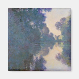 Claude Monet  Morgen auf der Seine bei Giverny Magnet