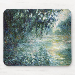 Claude Monet Morning an der Seine Mousepad