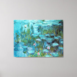Claude Monet Nympheas Seerosen Blumen Teich Leinwanddruck