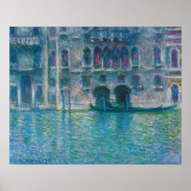Claude Monet - Palazzo da Mula Poster (Vorne)