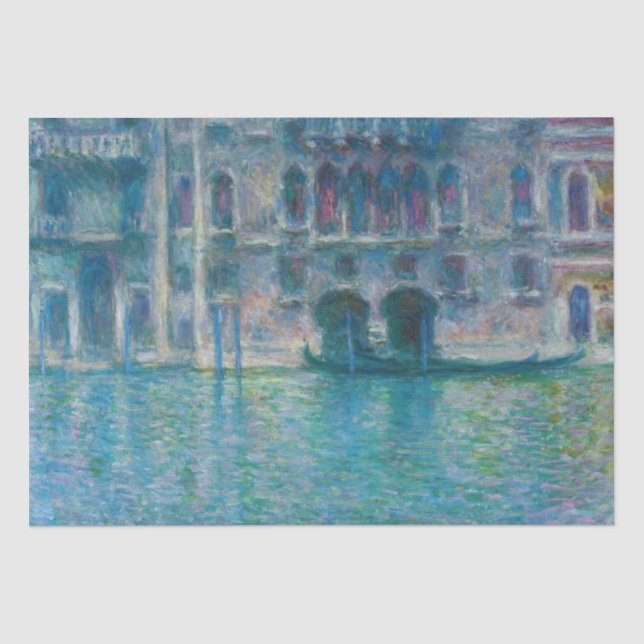 Claude Monet - Palazzo da Mula Seidenpapier (Vorderseite)