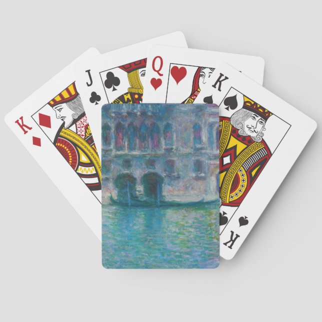 Claude Monet - Palazzo da Mula Spielkarten (Rückseite)