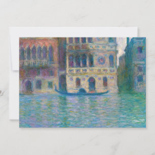 Claude Monet - Palazzo Dario Dankeskarte