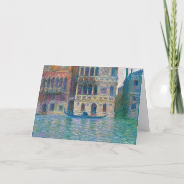 Claude Monet - Palazzo Dario Karte (Vorderseite)