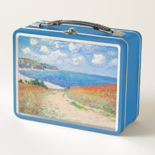 Claude Monet - Pfad der Weizenfelder in Pourville Metall Brotdose