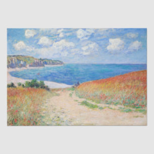 Claude Monet - Pfad der Weizenfelder in Pourville Seidenpapier