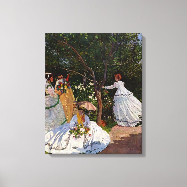 Claude Monet - Picnic Leinwanddruck (Vorderseite)