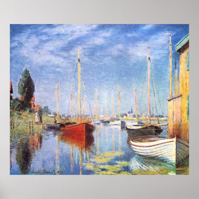 Claude Monet: Pleasure Boats at Argenteuil Poster (Vorne)
