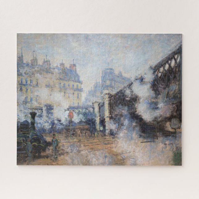 Claude Monet - Pont de l'Europe, Gare Saint-Lazare (Horizontal)