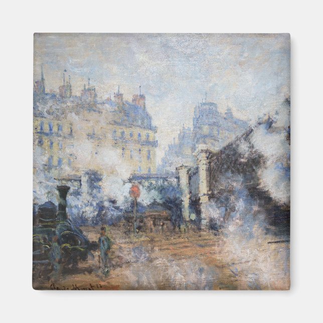 Claude Monet - Pont de l'Europe, Gare Saint-Lazare Magnet (Vorne)