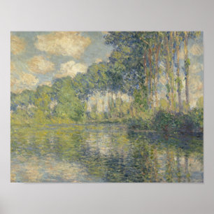 Claude Monet - Poplars über den Epte Poster