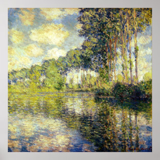 Claude Monet - Poplars über den Epte Poster