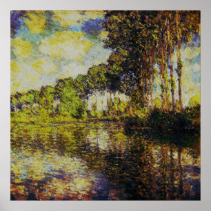 Claude Monet - Poplars über den Epte Poster