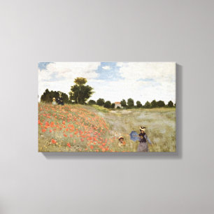 Claude Monet - Poppies Leinwanddruck