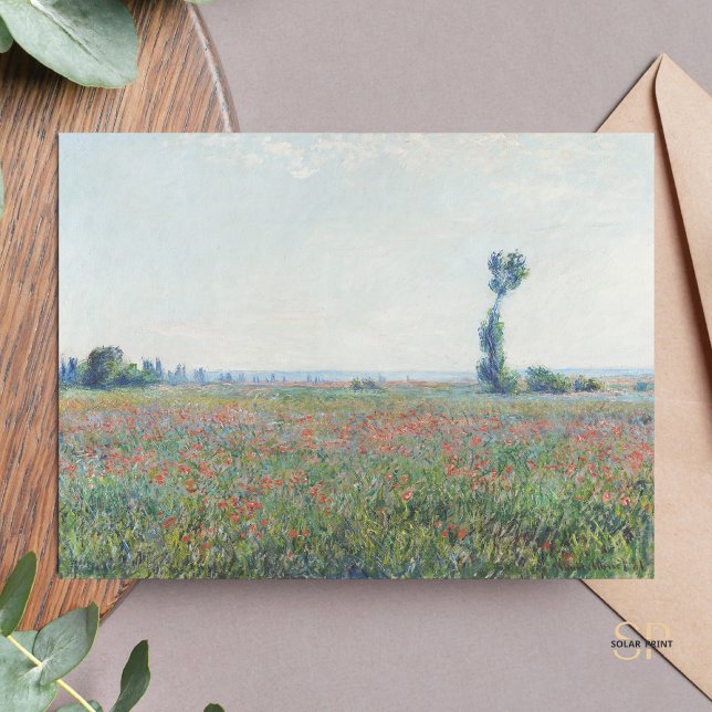 Claude Monet Poppy Feldmalerei Art Print Postkarte (Von Creator hochgeladen)