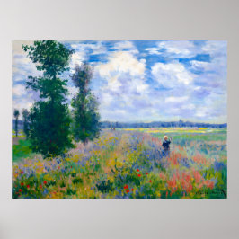 Claude Monet, Poppy Fields bei Argenteuil, 1875 Poster