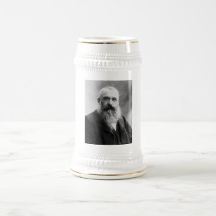 Claude Monet Porträt Foto Bierglas