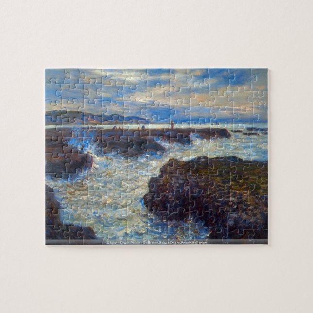 Claude Monet- - Pourvillepuzzlespiel (Horizontal)
