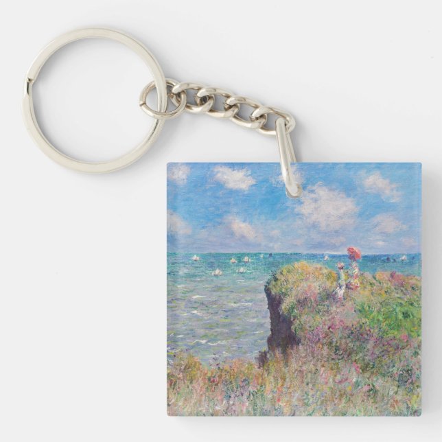 Claude Monet - Promenade Cliff à Pourville (Devant)